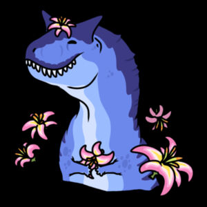 It's Raining Lillys - AS Colour Womens Maple Tee Design