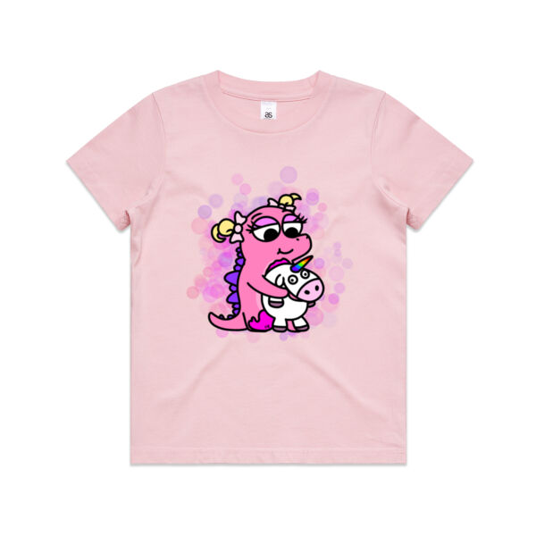 Unicorn Cuddles - AS Colour Kids Youth T shirt Thumbnail