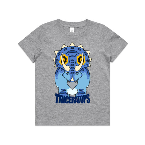 Triceratops - AS Colour Kids Youth T shirt Thumbnail